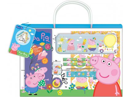 JIRI MODELS Zábavná taštička s penálem prasátko Peppa Pig