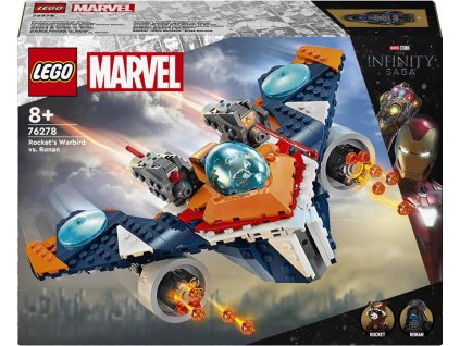 LEGO MARVEL Rocketův tryskáč Warbird vs. Ronan 76278 STAVEBNICE