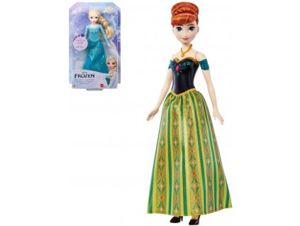 MATTEL Panenka Frozen (Ledové Království) na baterie Zvuk 2 druhy