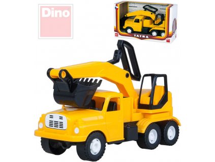 DINO Tatra auto nákladní žluté T148 Bagr 30cm na písek plast