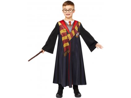 KARNEVAL Šaty Harry Potter DLX vel. M (116-128cm) 6-8 let KOSTÝM