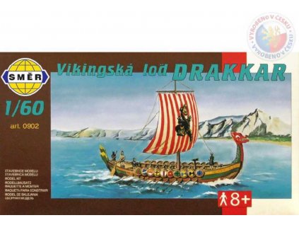 SMĚR Model loď Viking 1:60 (stavebnice lodě)