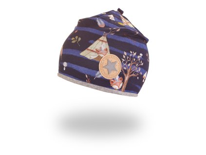 46873 cepice podsita outlast tm modra zviratka teepee sedy melir