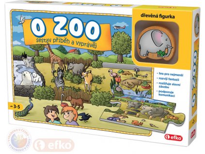 EFKO Baby Hra O ZOO puzzle vyprávěcí Skládej a vyprávěj příběhy