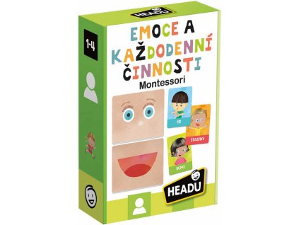 ADC HEADU Montessori Emoce a každodenní činnosti naučná hra