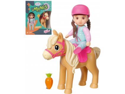 ZAPF BABY BORN Panenka Minis Kim herní set s koníkem