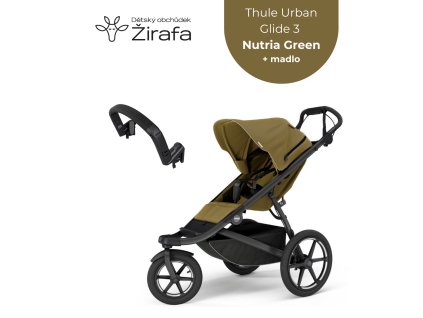 Akční set Thule Urban Glide 3 Magnetic Buckle Nutria Green 2v1 2025