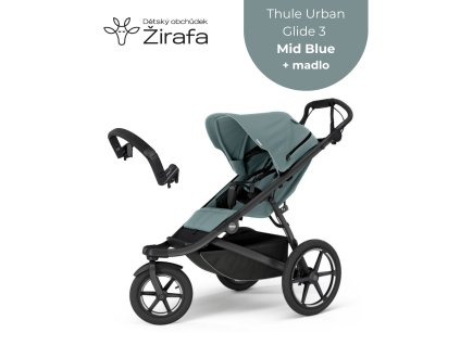 Akční set Thule Urban Glide 3 Mid Blue Magnetic Buckle + Madlo 2025