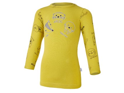 47909 tricko smyk dr obrazek tisk outlast zlutozelena zlutozelena zviratka