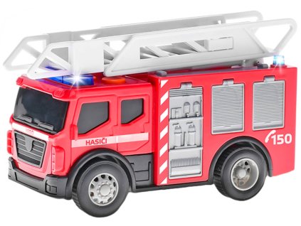 Auto hasiči požární vůz CZ design volný chod na baterie Světlo Zvuk