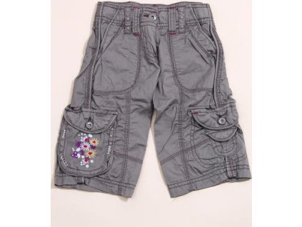 Kraťasy dívčí, Pidilidi, PD386, šedá (Velikost 98/104, SizeAge 3/4let)