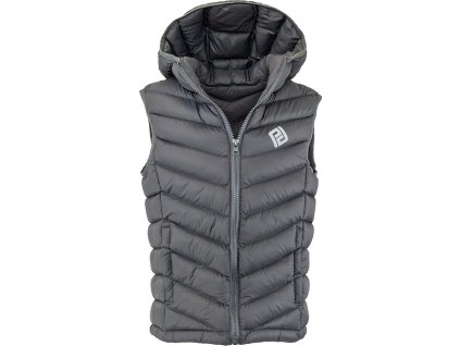 Dětská vesta extra lehká přechodová nylonová TEPA, Pidilidi, PD1155-09, šedá (Velikost 86, SizeAge 18m)