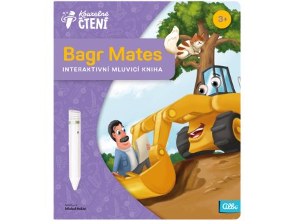 ALBI Kouzelné čtení Kniha interaktivní Bagr Mates
