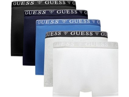 Pánské boxerky Guess U4YG 5pack (Velikost M, Vzor F56E)