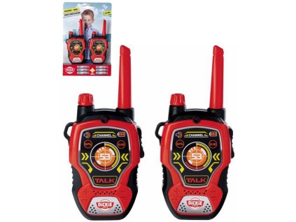 DICKIE Vysílačky dětské Walkie Talkie 2,4GHz 16cm set 2ks na baterie