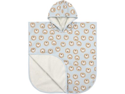 Lässig SPLASH Beach Poncho lion powder blue
