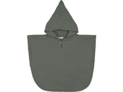 Lässig BABIES Muslin Poncho petrol green