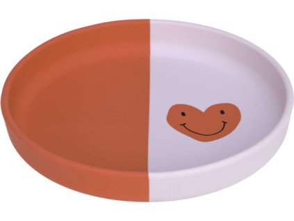 Lässig BABIES Plate Silicone 2024 Happy Rascals Heart lavender
