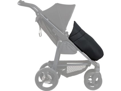 tfk Footcover mono/pro stroller black 2025