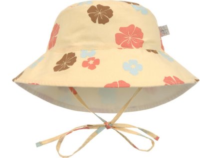 LÄSSIG SPLASH LÄSSIG Sun Protection Bucket Hat flowers vanilla 19-36 mo.