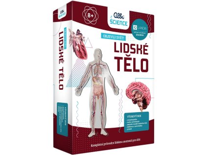 ALBI Objevuj svět! Lidské tělo 2. vydání s 3D modelem lidského těla