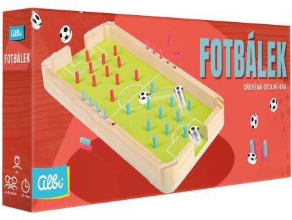 ALBI DŘEVO Fotbálek Dřevěná stolní hra *SPOLEČENSKÉ HRY*