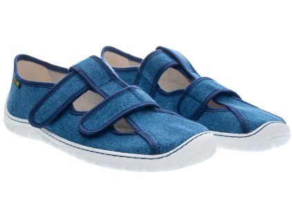 Dětské papuče FARE BARE barefoot modré 2026