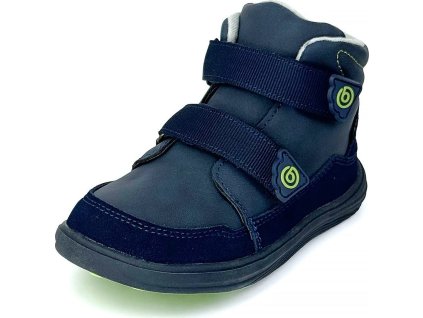 Chlapecké celoroční barefoot boty Bugga NUVA Navy B00198-04 (Velikost 25)