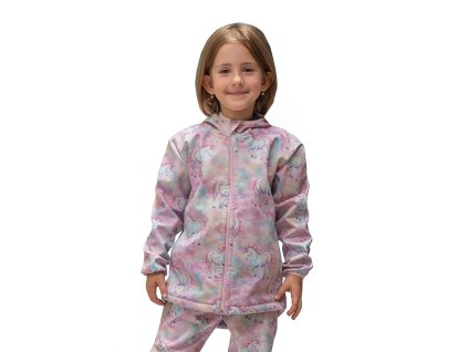 Bunda softshell DUO Jednorožci PP1