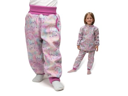 Kalhoty sport Jednorožci PP1