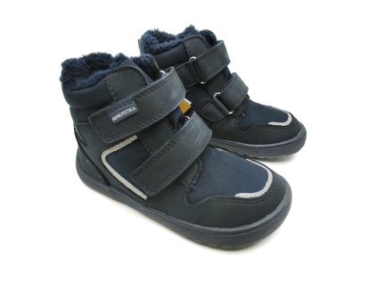 Barefoot dětské zimní boty Protetika kids - Gero jeans modré 2025
