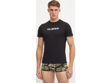 Pánské tričko+boxerky Guess U4BG82 (Velikost XXL, Vzor P8ET)