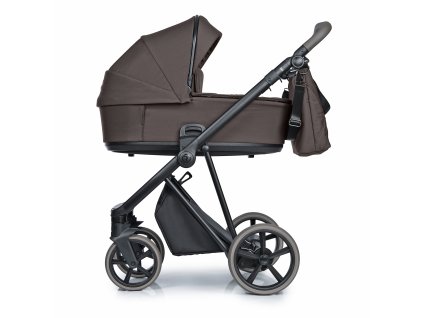 Kombinovaný kočárek Roan Ivi Vintage Turkish Coffee Black 2026