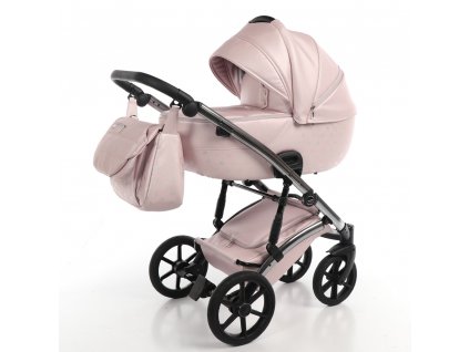 Kombinovaný kočárek Laret Imperial 05 Pink 2019 +rukávník zdarma