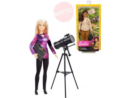 MATTEL BRB Povolání National Gegraphic set panenka Barbie s doplňky