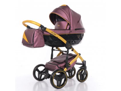 Kombinovaný kočárek Fluo Line 2 07 Purple/Yellow 2020
