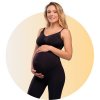 CARRIWELL Těhotenské podpůrné legíny ČERNÉ 2024