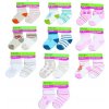 kojenecké ponožky  (0 až 12m) 2pack, Pidilidi , PD0114, mix (Velikost 68/80, SizeAge 6-12m)