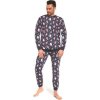 Pyžamo Cornette dlouhé 195 (Velikost XXL, Vzor 1950226)