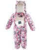 overal zimní dívčí s kožíškem, Pidilidi, PD1129-01, růžová (Velikost 80, SizeAge 1rok)