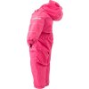 overal zimní dívčí s kožíškem, Pidilidi, PD1131-03, růžová (Velikost 80, SizeAge 1rok)