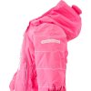 overal zimní dívčí s kožíškem, Pidilidi, PD1131-03, růžová (Velikost 80, SizeAge 1rok)