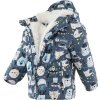 bunda zimní chlapecká s kožíškem, Pidilidi, PD1130-02, modrá (Velikost 80, SizeAge 1rok)