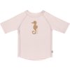 Lässig SPLASH Short Sleeve Rashguard seahorse light pink 07-12 mon.