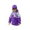 Bunda softshell Fantom BUN 0307 Fialová s kytkama 2023