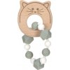 Lässig BABIES Teether Bracelet Wood/Silicone Little Chums cat