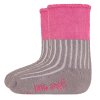 Ponožky froté Outlast® - tm.šedá/růžová Velikost: 20-24 | 14-16 cm