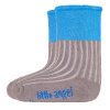 Ponožky froté Outlast® - tm.šedá/modrá Velikost: 10-14 | 7-9 cm