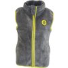 vesta dětská chlupatá se stojáčkem, Pidilidi, PD1140-09, šedá (SizeAge 2/3let, Velikost 86/92)