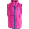 vesta dívčí chlupatá se stojáčkem, Pidilidi, PD1140-07, fuchsia (SizeAge 2/3let, Velikost 86/92)